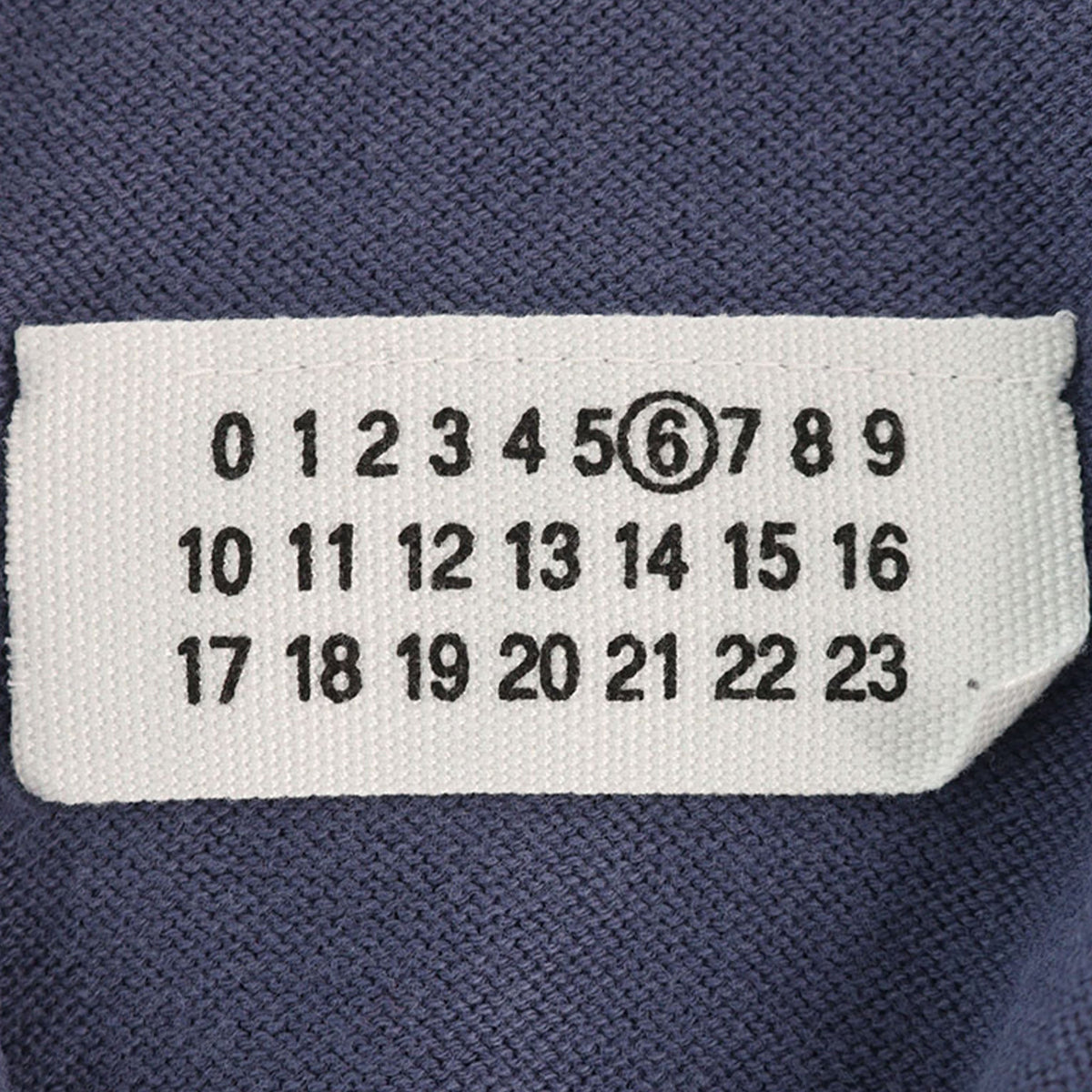 Maison Martin Margiela⑥ 2000 S/S Cotton Knit Navy