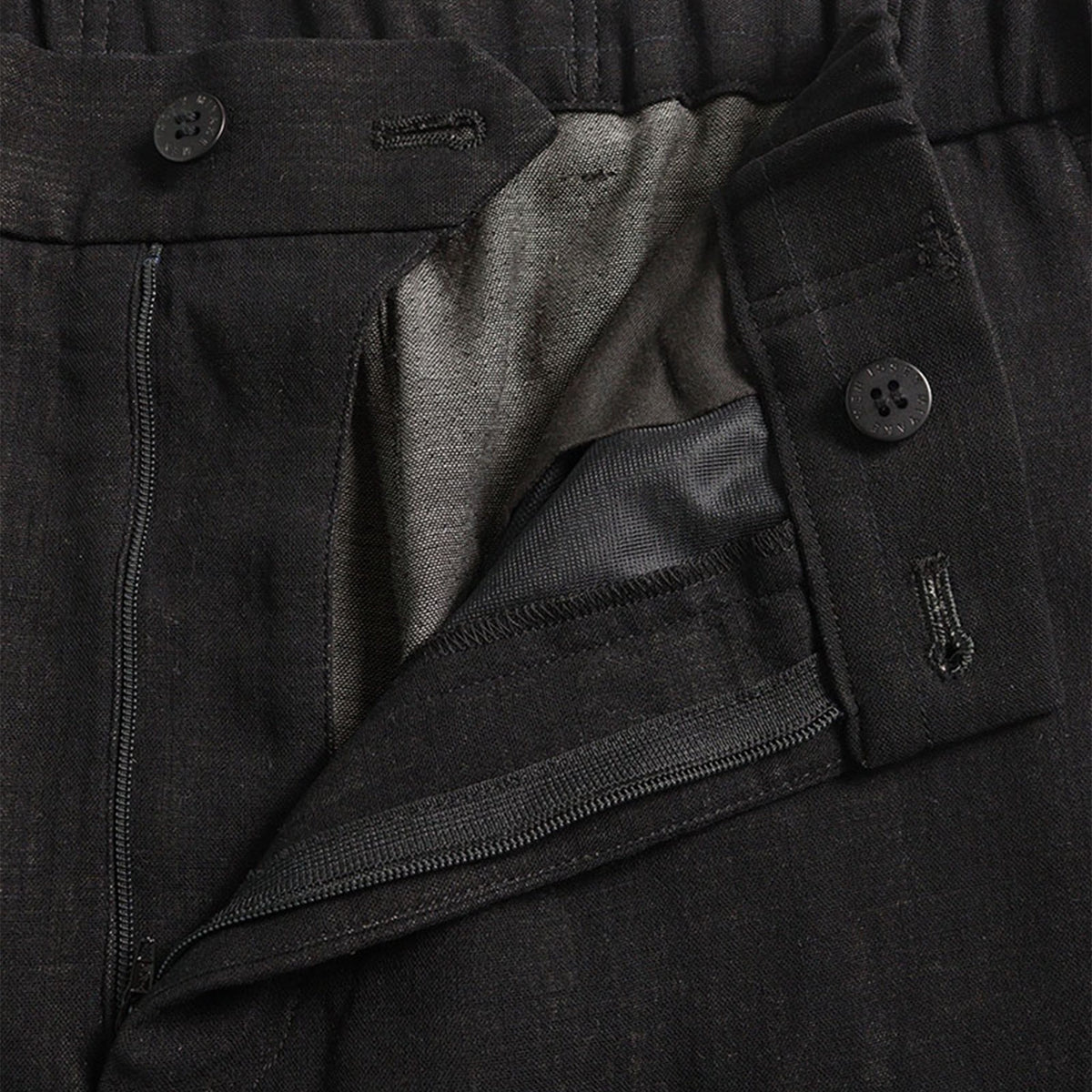 ISSEY MIYAKE MEN 2018AW Black Wool Pants Size 2