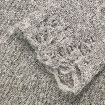 NUMBER (N)INE 2009AW Mohair Wool Sweater Gray Size 5