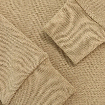 VERONIQUE BRANQUINHO Beige Wool Knit Sweater Size 38