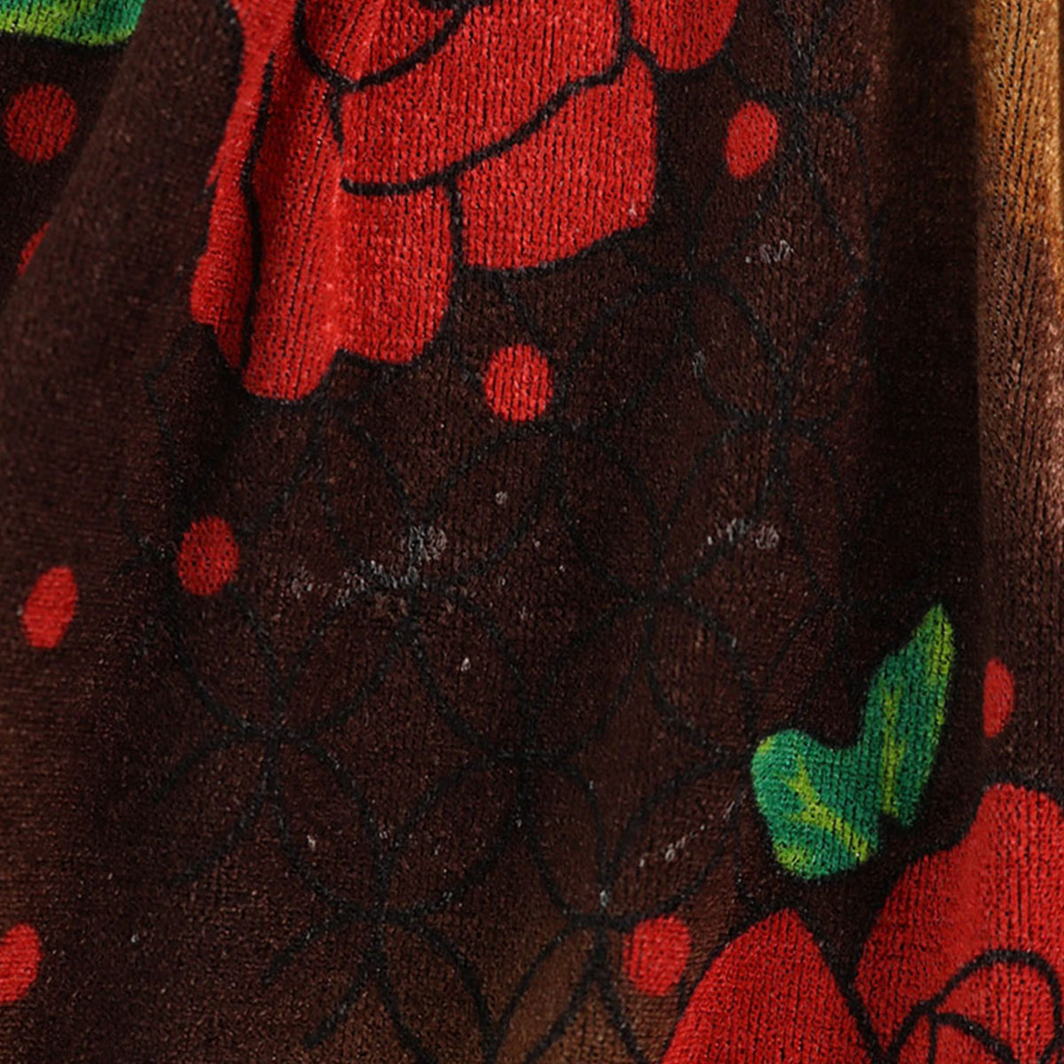 COMME des GARCONS 2012 A/W Multi Rayon Skirt Size XS