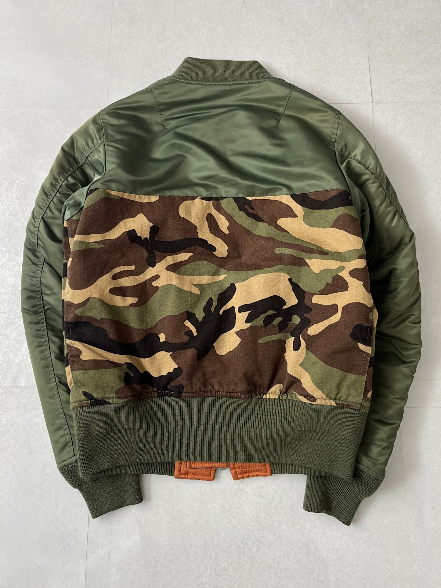 Swagger Multi Camo Nylon Jacket Size M