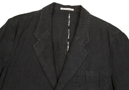 Papas Metal Button Linen 3B Jacket Gray Size S