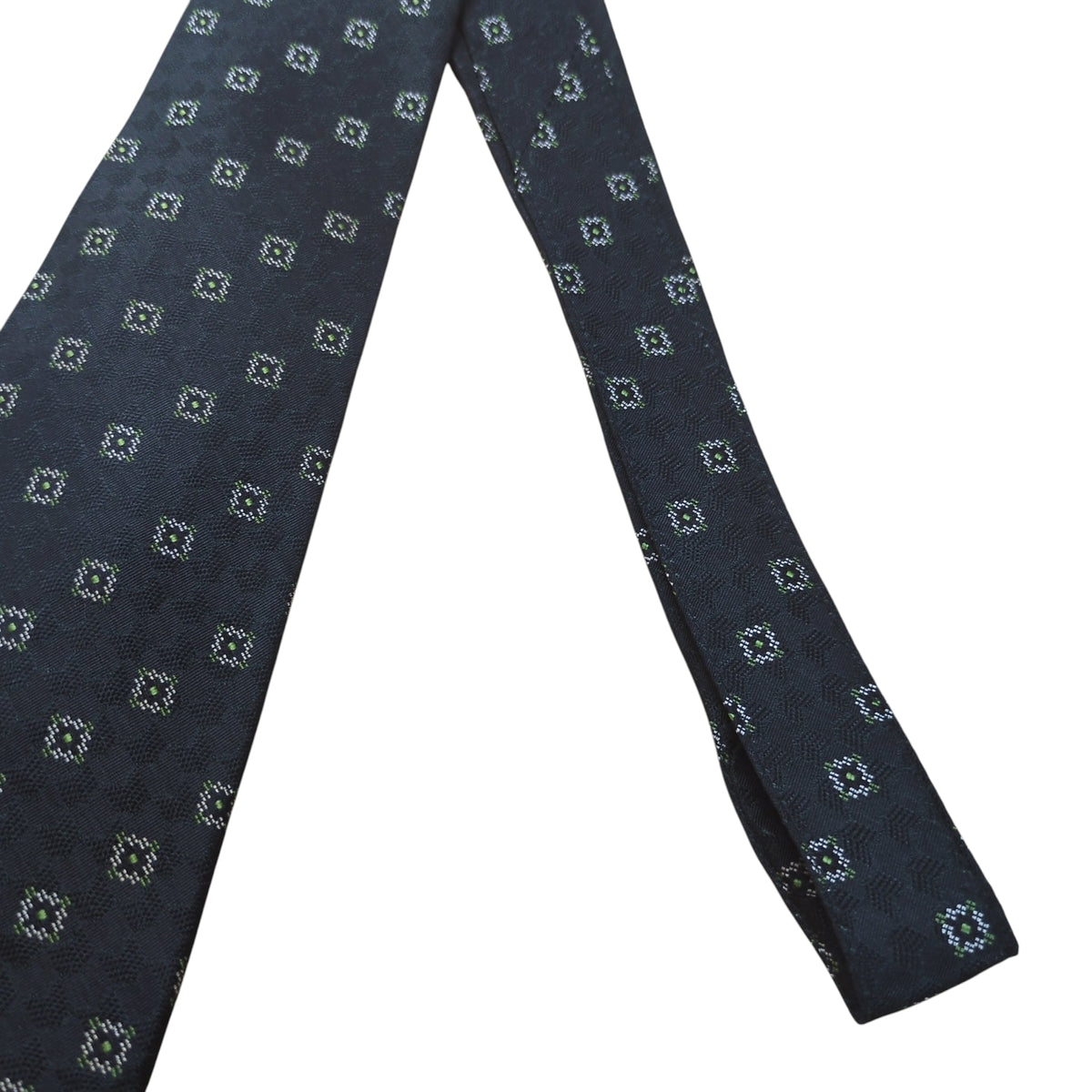 COMME des GARCONS HOMME Keichi Tanaka Rosette Silk Tie Black