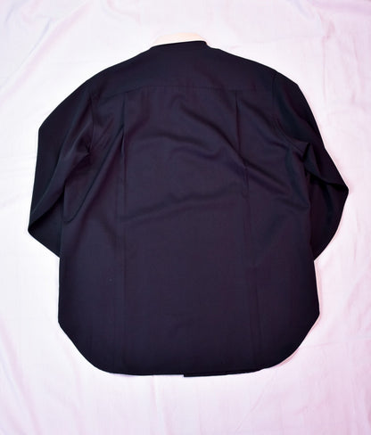 Yohji Yamamoto 90s Y's Wool Gabardine Shirt Black Size XL