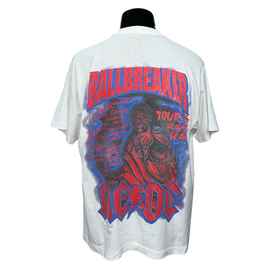 AC/DC 90s Ballbreaker Tour 1996 Double Sided T-Shirt Size XL