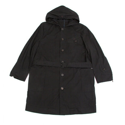 Papas Cotton Mods Coat Black Size S