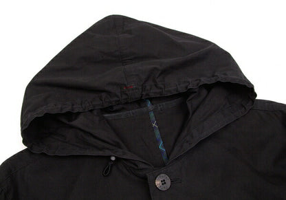 Papas Cotton Mods Coat Black Size S
