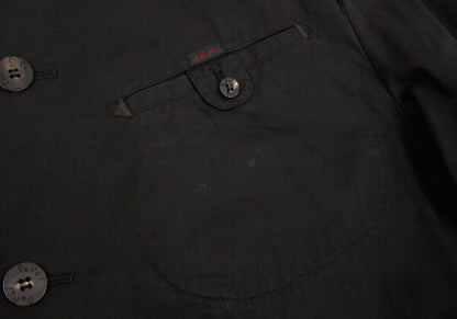 Papas Cotton Mods Coat Black Size S