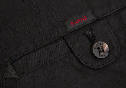 Papas Cotton Mods Coat Black Size S
