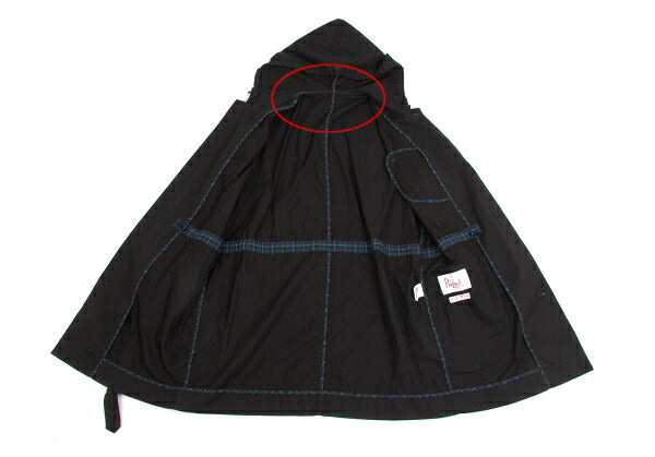 Papas Cotton Mods Coat Black Size S