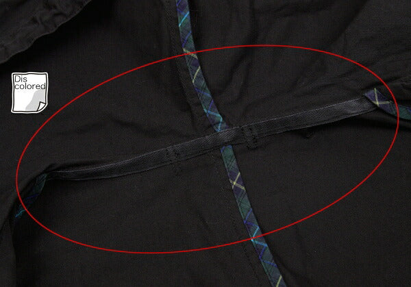 Papas Cotton Mods Coat Black Size S