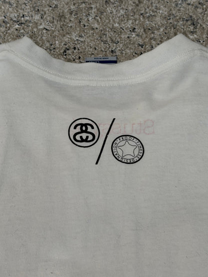 STUSSY x FINESSE "S1/2" T-Shirt White Size L