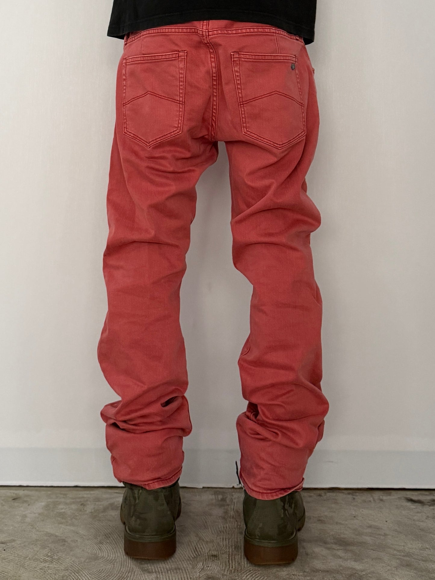 Armani Exchange Red Pants Size 33