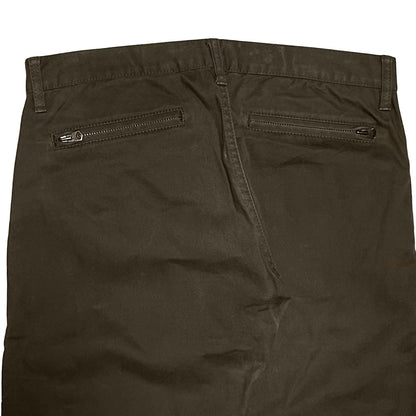 COMME DES GARCONS HOMME AW07 Cotton Trousers Brown Size S