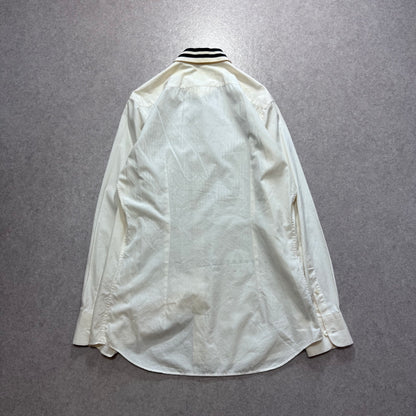 Prada White Long Sleeve Shirt (SS09) Size M