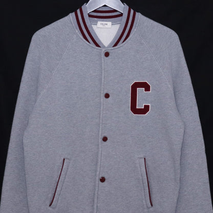 CELINE Teddy College Jacket Gray Size S