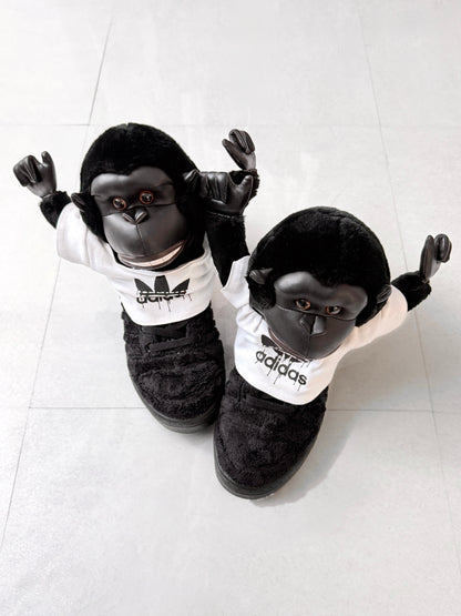 Jeremy Scott x Adidas Gorilla Design Sneakers Size 27.5cm