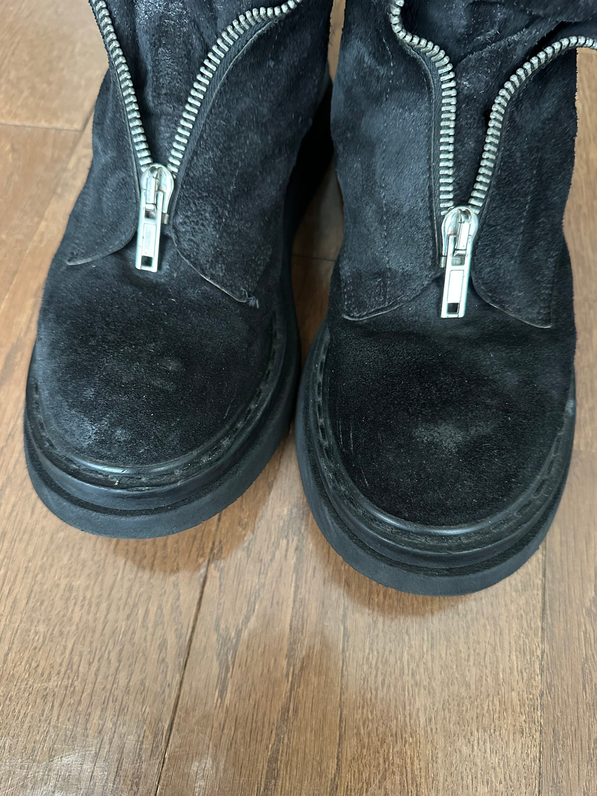 rick owens AW09 Nubuck Leather Mohawk Boots