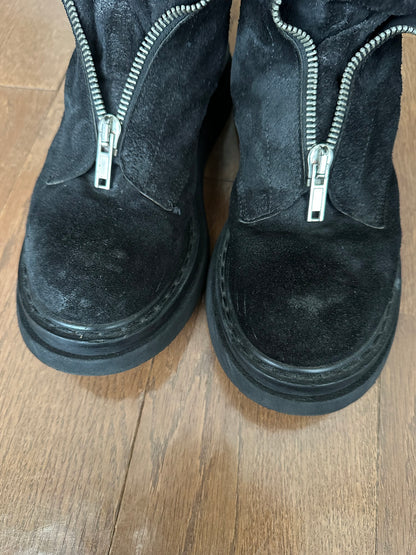 rick owens AW09 Nubuck Leather Mohawk Boots