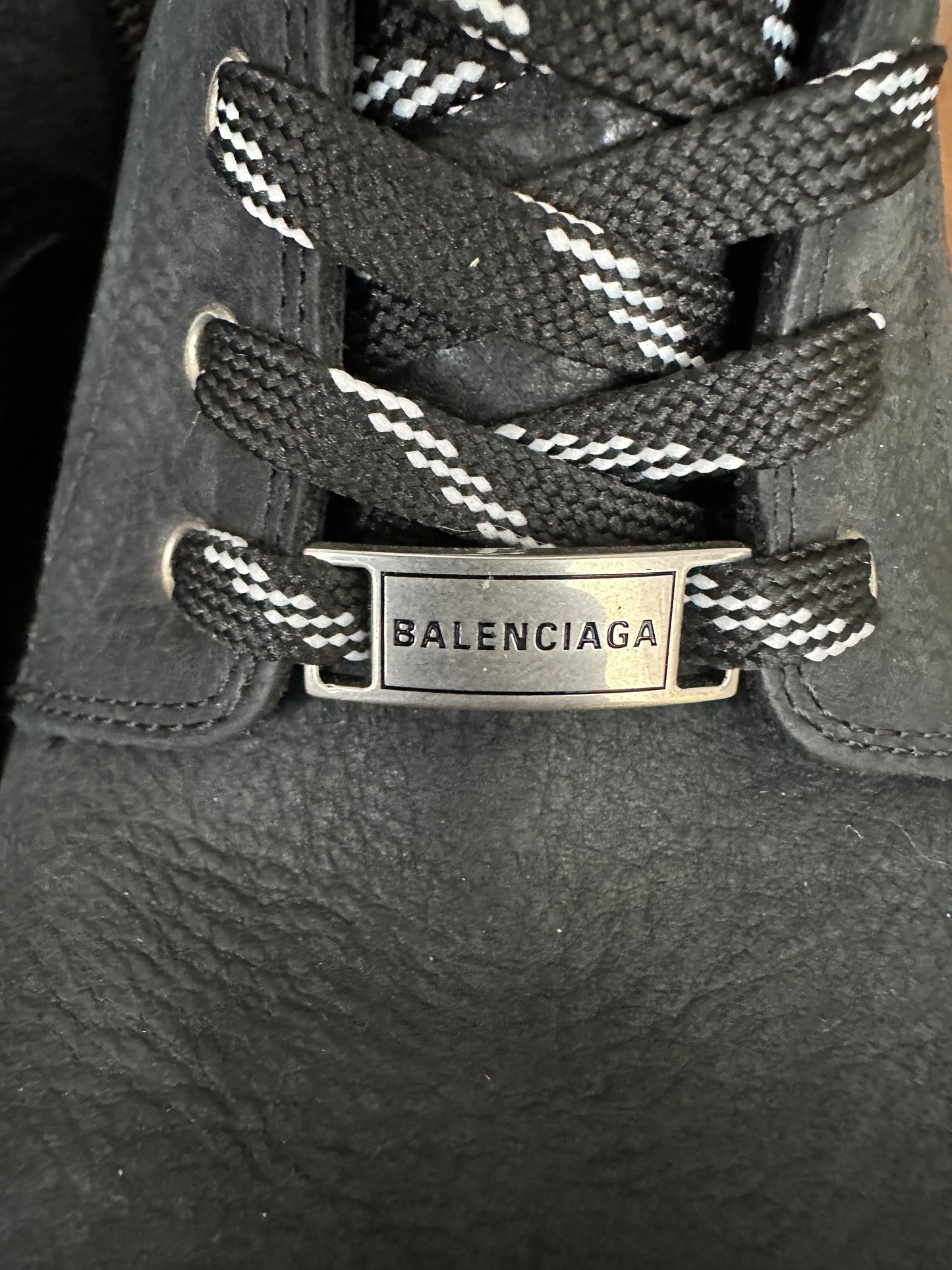 Balenciaga 24 Winter Jumbo Lace Stomper Boots Size EU 39