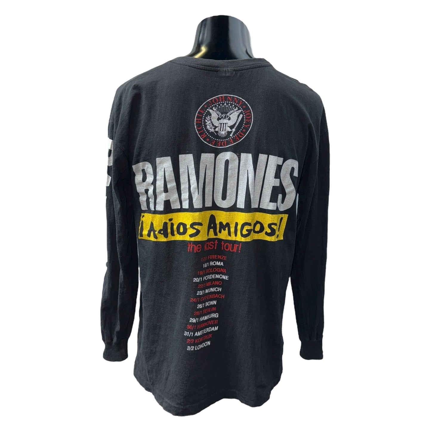 RAMONES Long Sleeve T-Shirt Size L