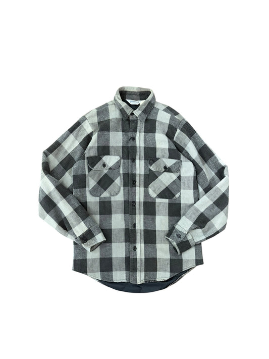 FIVE BROTHER 80s Heavy Flannel Quilted Jacket Multi