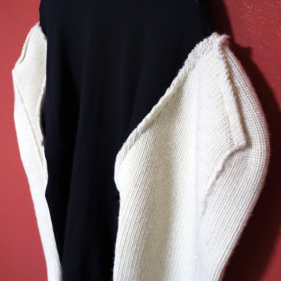 TOGA ARCHIVES Reconstructed Wool Sweater Blue Size XS