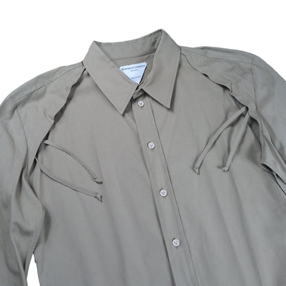 Bottega Veneta Deformed Lace Up Oversized L/S Shirt Size 38