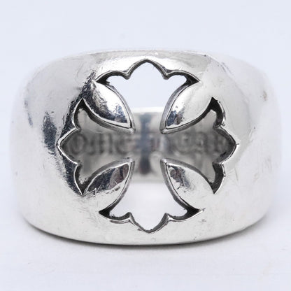CHROME HEARTS Negative Space CH Ring Silver Size ONE SIZE