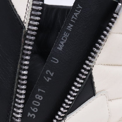 Rick Owens 22AW Geobasket Sneakers Black Milk Size EU 42