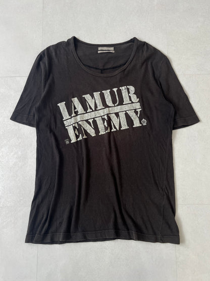Diet Butcher Slim Skin Black Message T-Shirt Size 1