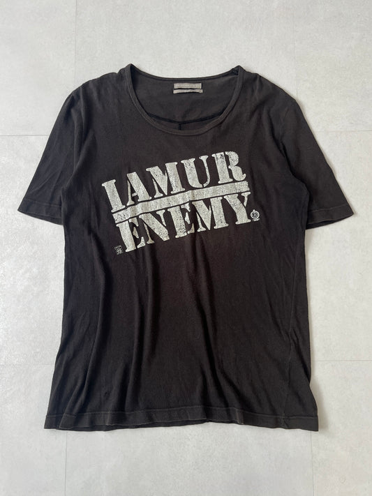 Diet Butcher Slim Skin Black Message T-Shirt Size 1