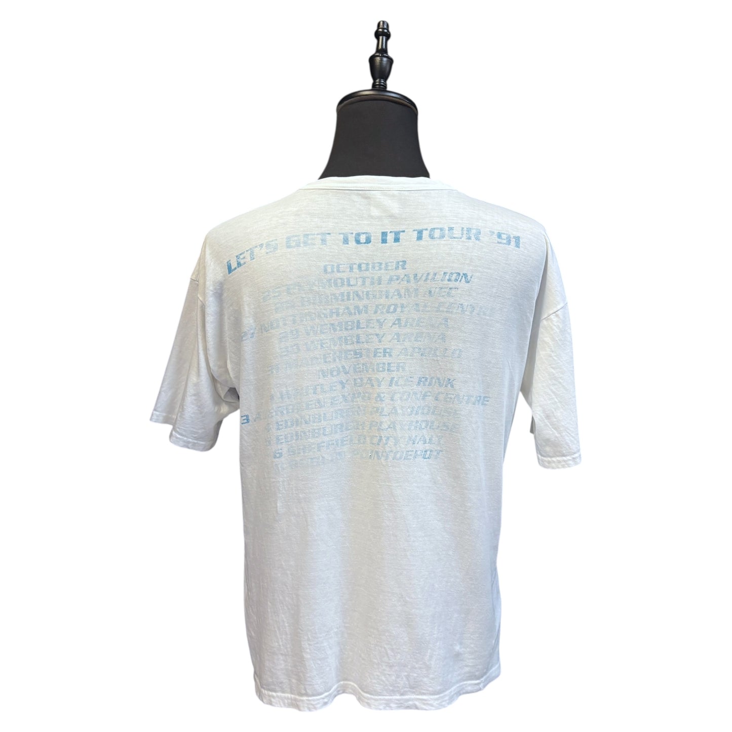 KYLIE MINOGUE LET'S GET TO IT TOUR '91 T-Shirt Size L