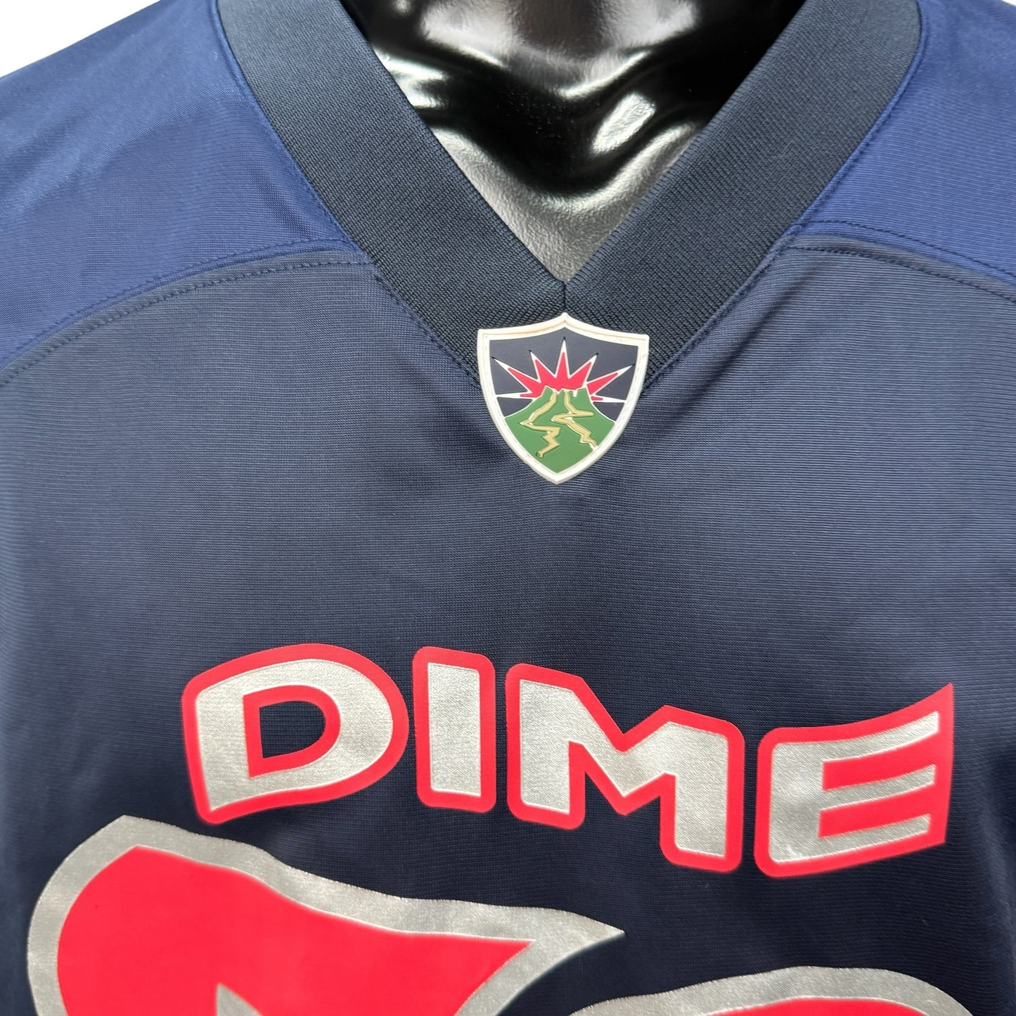 DIME Navy Paneled "50" Numbering Football Shirt Size M