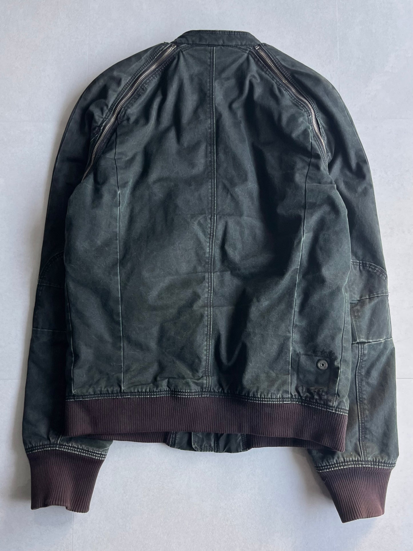 Diesel Green Gimmick Cotton Jacket Size L