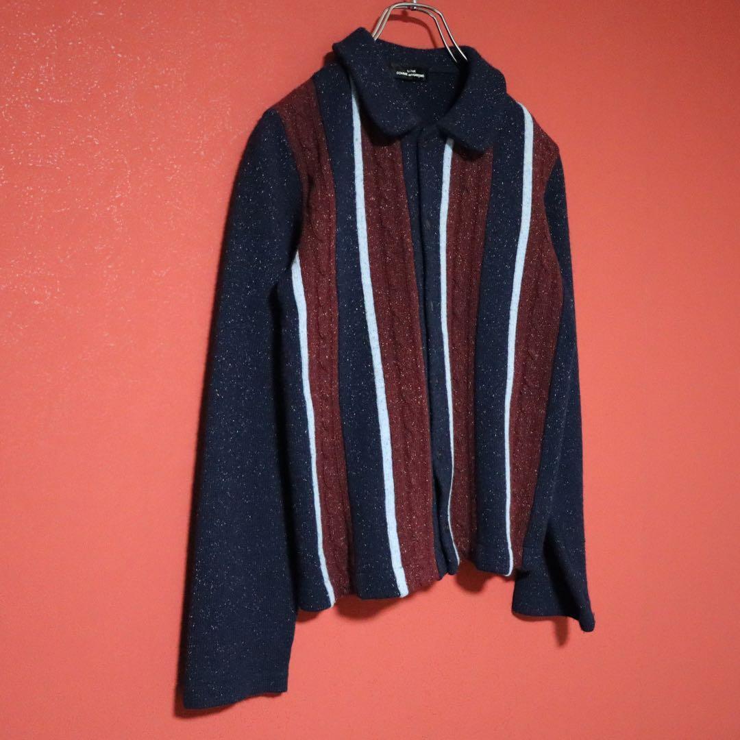 Comme des Garcons 00AW Cable Round Collar Knit Size FREE