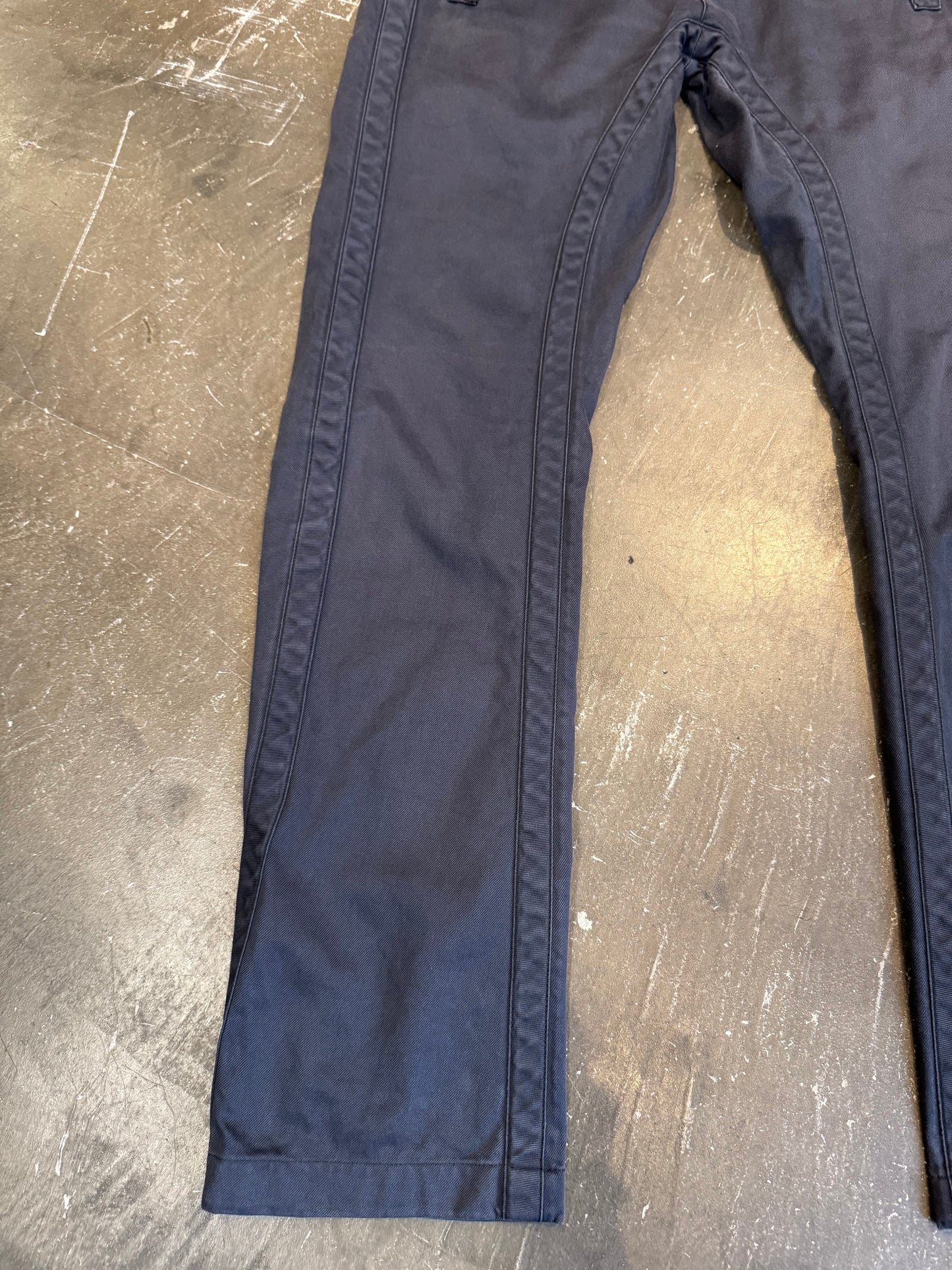 Louis Vuitton Navy Cotton Pants Size 36