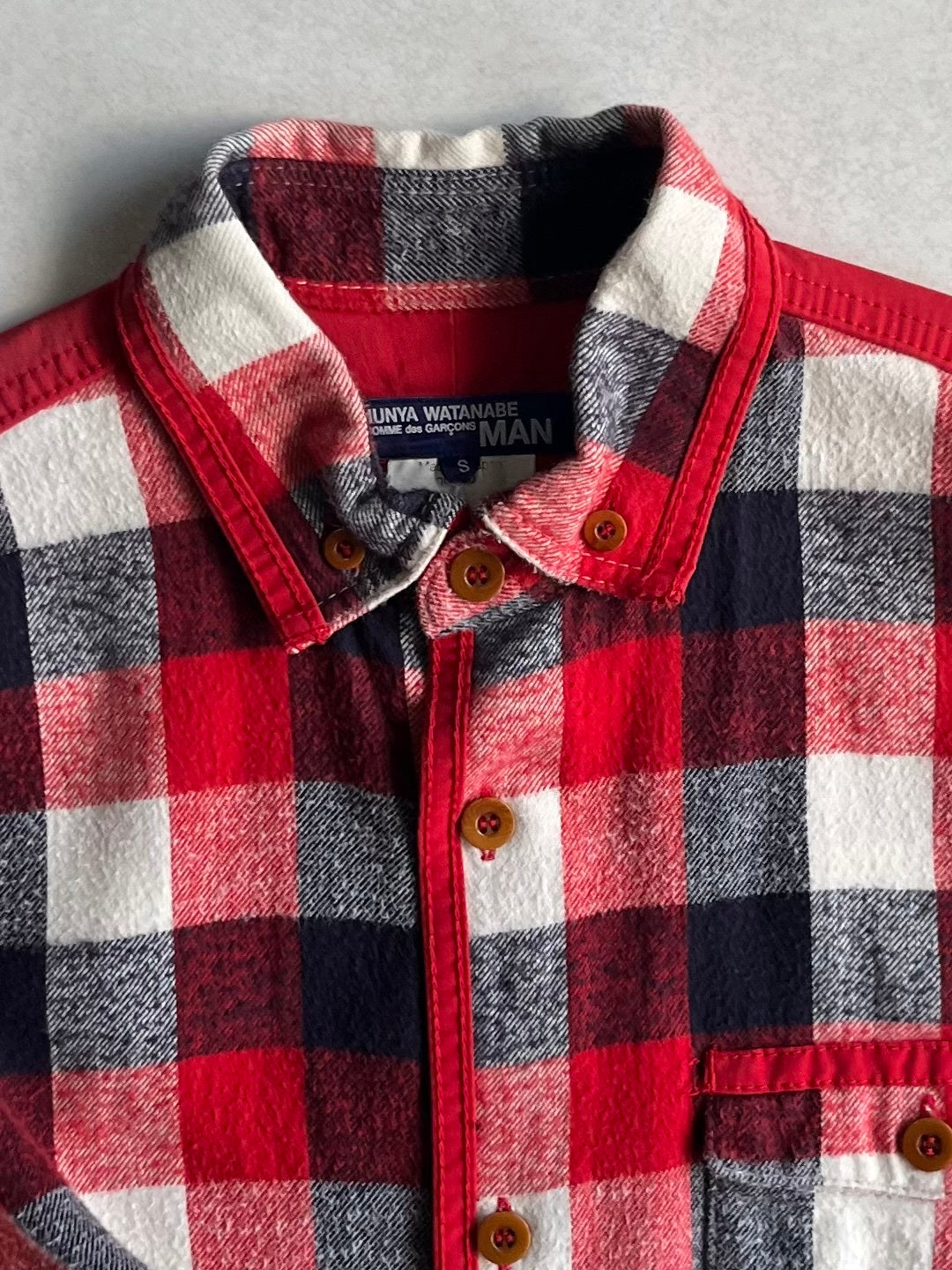 Junya Watanabe MAN Multi Patchwork Check Shirt Size S