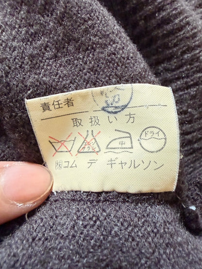 COMME des GARÇONS 80s Wool Attached Sweater Multi