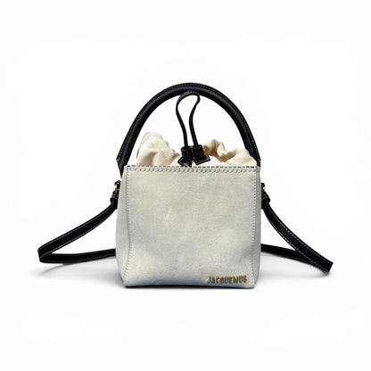 JACQUEMUS Le Seau Carré Bicolor Bucket Bag Size ONE SIZE