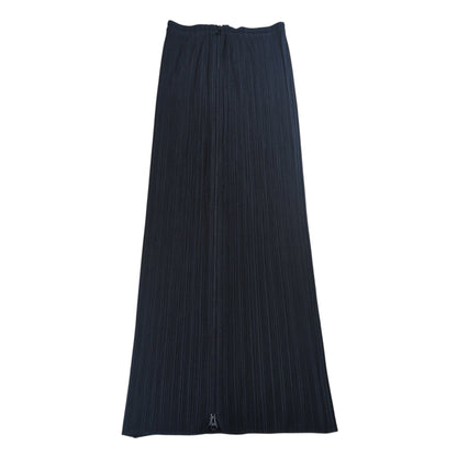 PLEATS PLEASE ISSEY MIYAKE Front Zip Skirt Black Size 3
