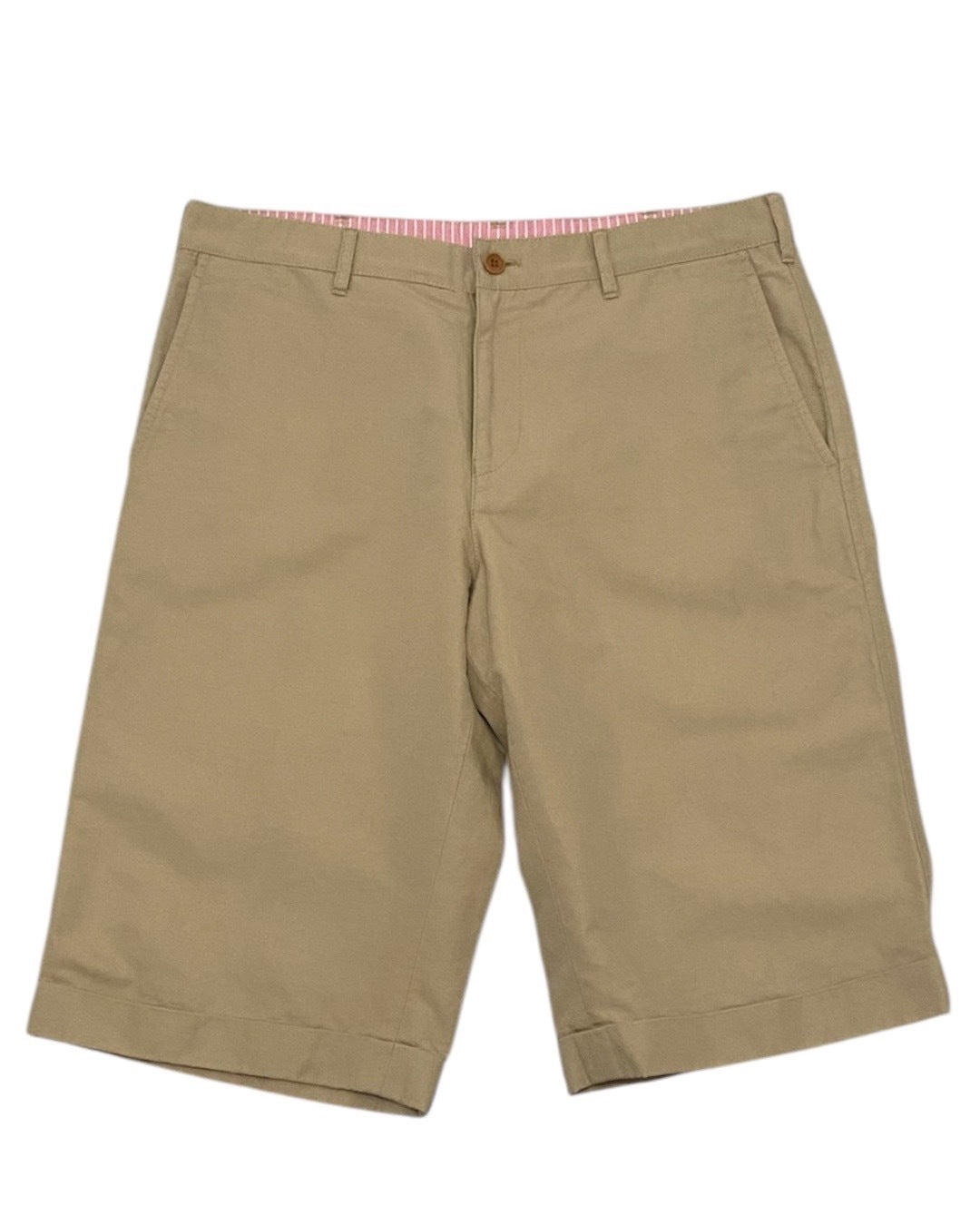 Comme des Garcons Beige Cotton Blend Cuffed Shorts