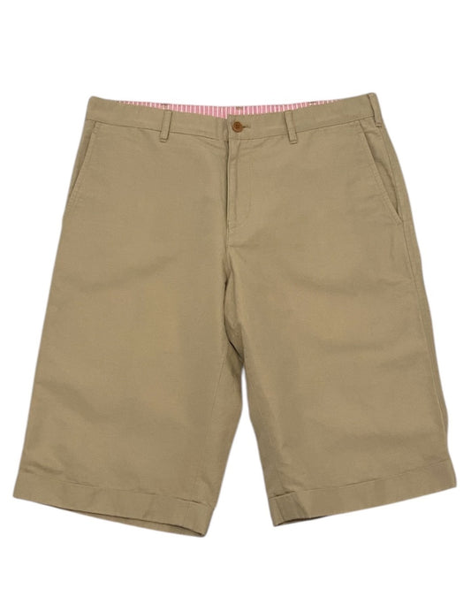 Comme des Garcons Beige Cotton Blend Cuffed Shorts