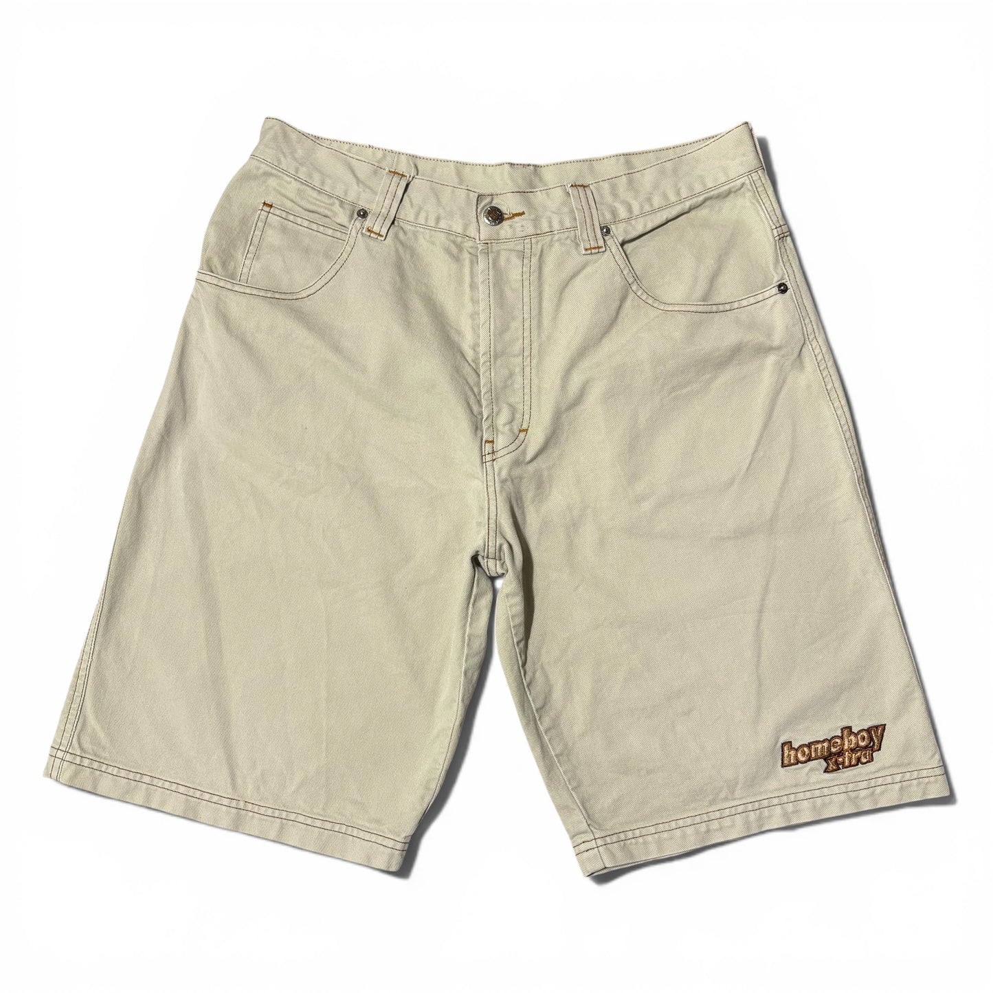 HOME BOY 90s Cotton Twill Workwear Shorts Size 34INCH