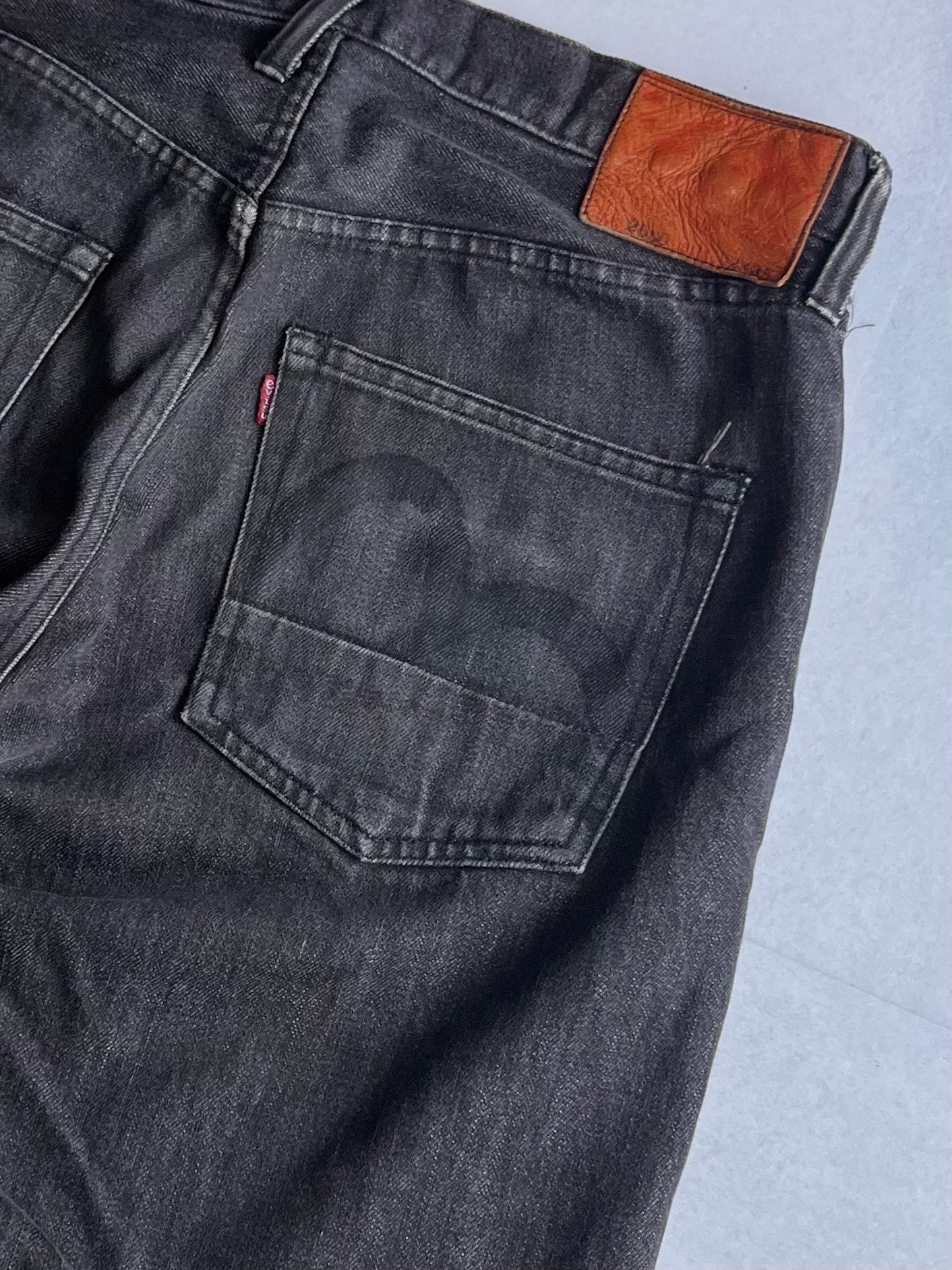 Evisu Black Denim Jeans Size 32