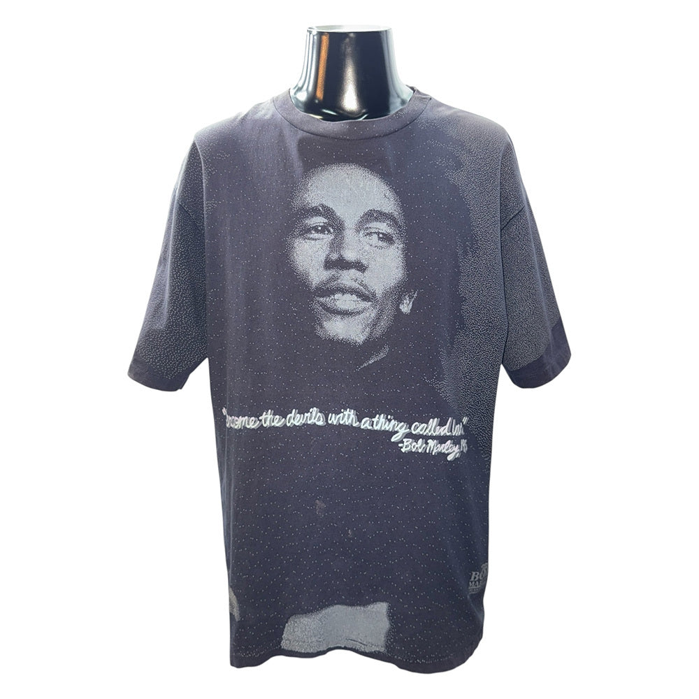 BOB MARLEY Iconic Face Print T-Shirt Size XL