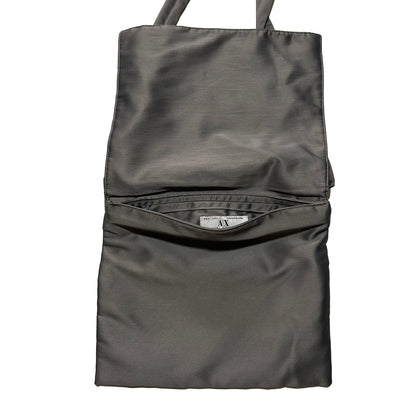 ARMANI EXCHANGE 2000s Metal Mesh Shoulder Bag Silver