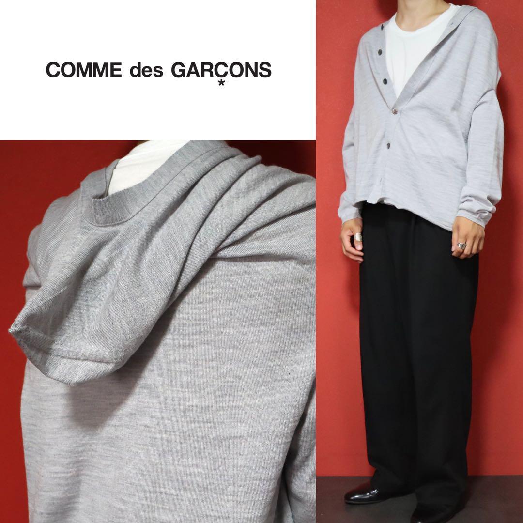 Comme des Garcons 25SS Asymmetrical Hooded Cardigan Size S