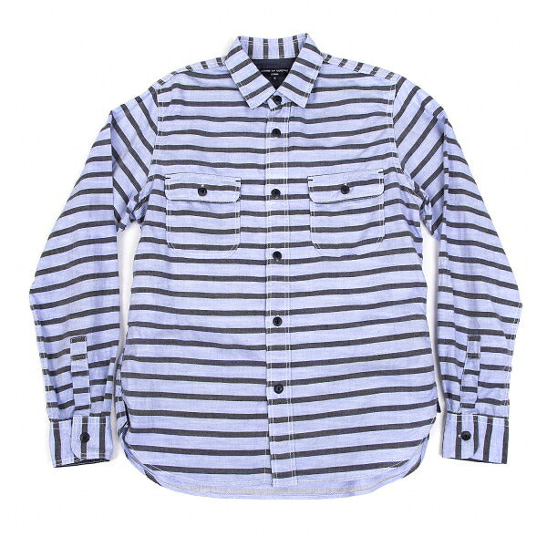 COMME des GARCONS HOMME Cotton Linen Shirt Blue Size S